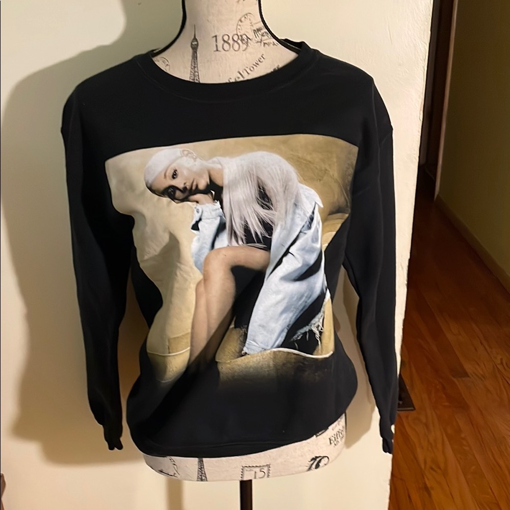 Ariana Grande Sweetener Black Sweatshirt